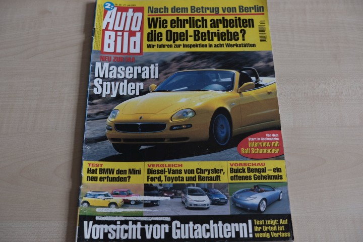Deckblatt Auto Bild (30/2001)
